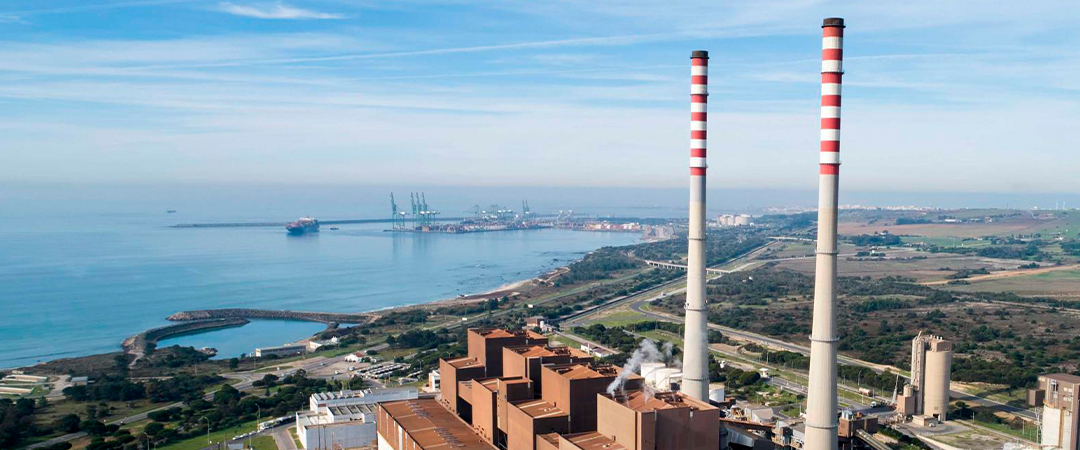 Dessulfuração na Central Termoelétrica de Sines