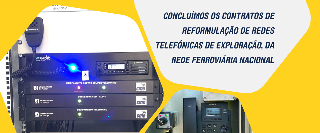 CME conclui reformulação de redes telefónicas em linhas . . .