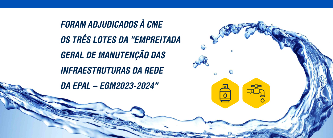 Foram adjudicados à CME os três lotes da Empreitada . . .